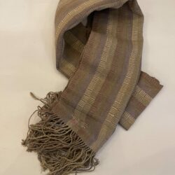 DEKIブータン産ストール23074Wild silk（野蚕） 70% COTTON 30%